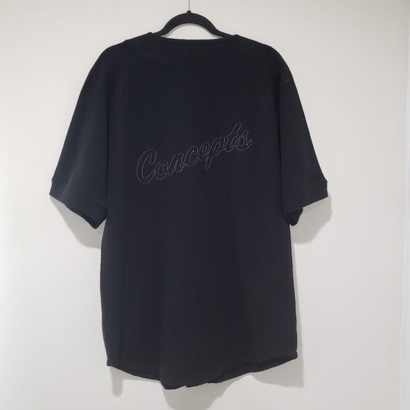 Concepts Cotton Reverse Terry Baseball Jersey Size Large - Picture 4 of 12